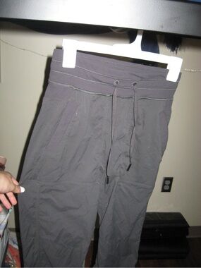 Men's Gray Drawstring Casual Pants